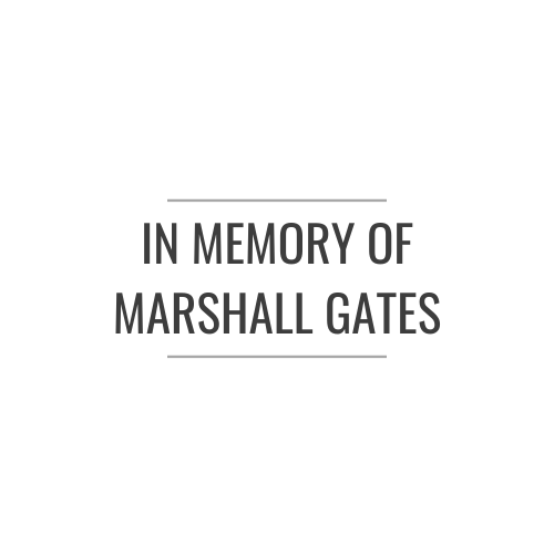 In Memory of Marshall Gates - LOGO